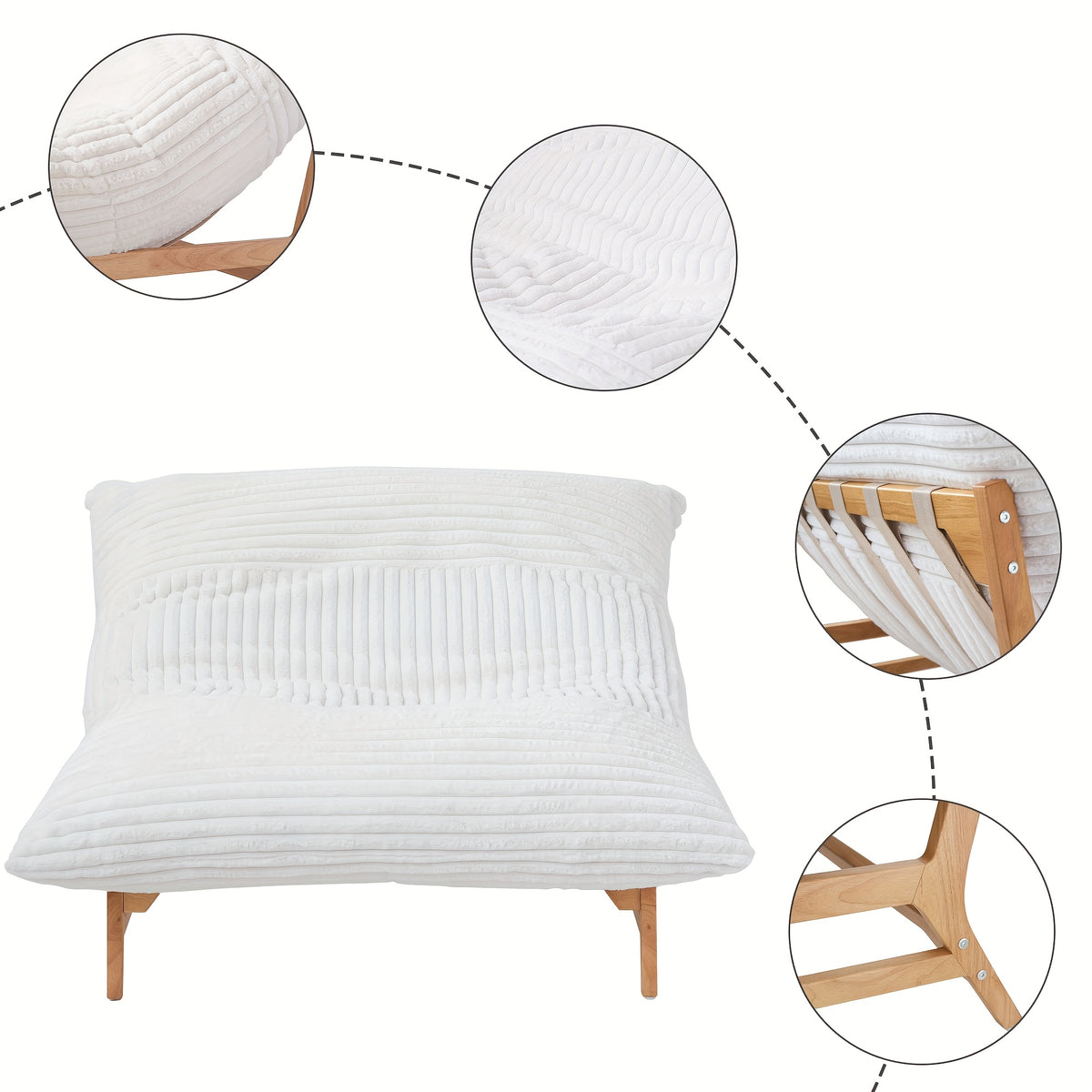 Oversized Chaise Lounge Chair - 47, 24\