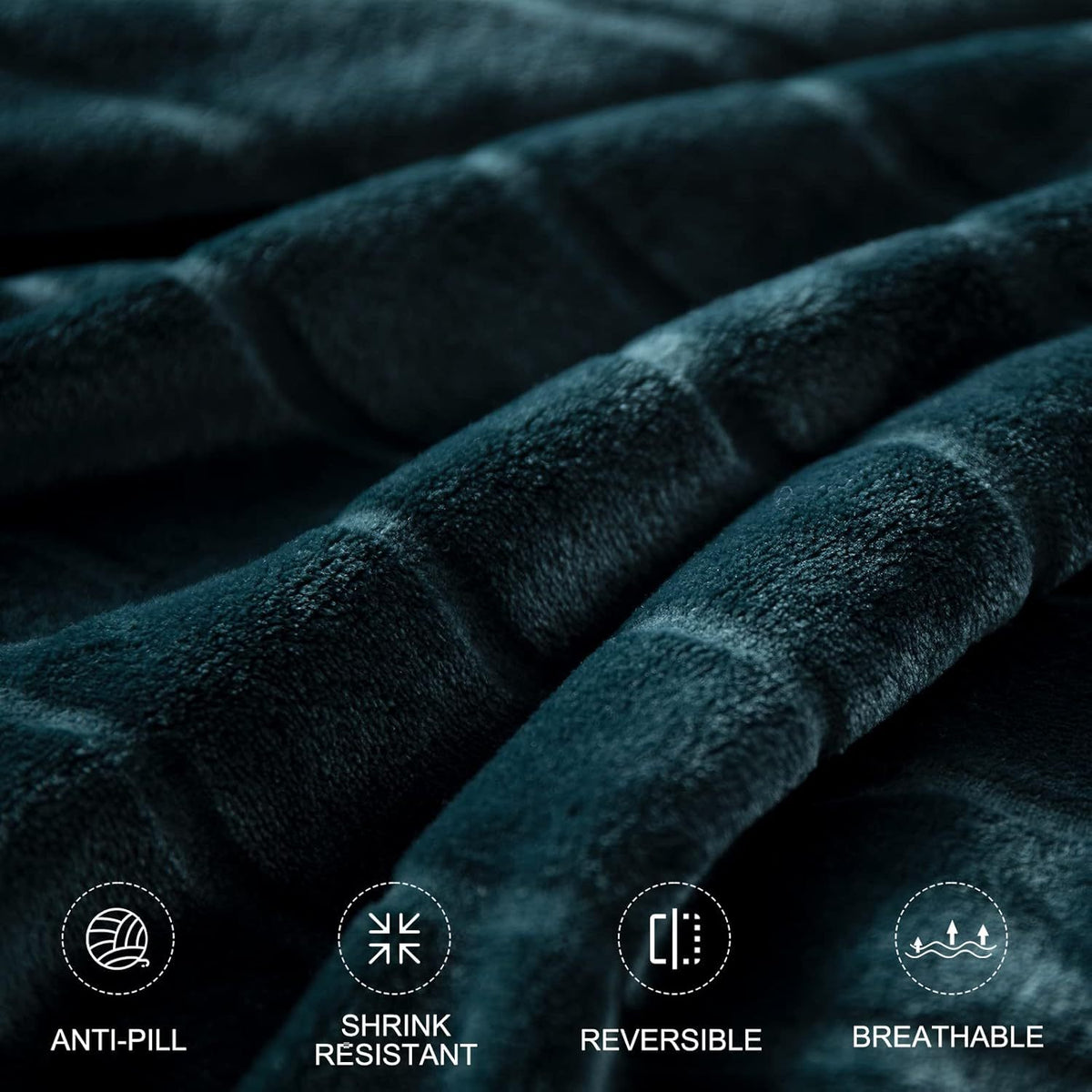 330 GSM Luxury Throw Blanket 33x43 Inch - Ultra Soft Lightweight All-Season Cozy Warmth, Contemporary Style, Machine Washable, Perfect for Sofa, Couch, Bed, and Home Decor, Cozy Home Accessory | Contemporary Style Blanket | Soft Texture Blanket, Blanket f