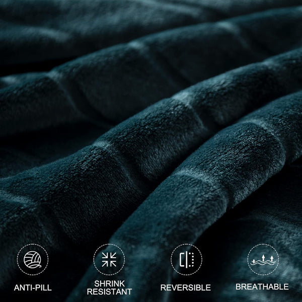 330 GSM Luxury Throw Blanket 33x43 Inch - Ultra Soft Lightweight All-Season Cozy Warmth, Contemporary Style, Machine Washable, Perfect for Sofa, Couch, Bed, and Home Decor, Cozy Home Accessory | Contemporary Style Blanket | Soft Texture Blanket, Blanket f