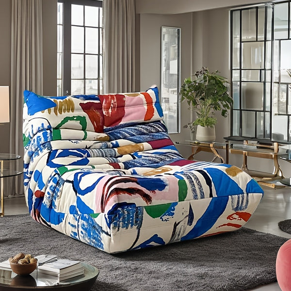 Colorful Lazy Sofa, Bean Bag Chair, Living Room Specialty Sofa, Single Leisure Chair, Sponge-filled Upholstered Sofa, Fireplace Chair, Single Sofa