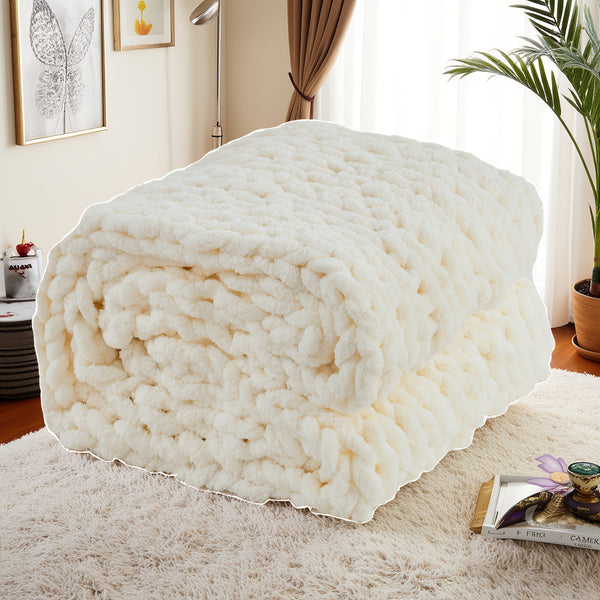 Super Soft And Comfortable Blanket, Thick Blanket Warm And Simple Fashionable Blanket Decoration Sofa Bed Bedroom 51x63 Inches 3 Pounds