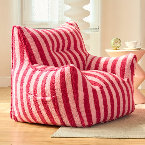 Giant Bean Bag Chairs For Adults With Filling Plush Fluffy Bean Bag Single Sofa And Loveseat With Armrest, Lounge Lazy Floor BeanBag Chair, Cozy Fluffy Couch For Living Room, Bedroom & Dorm