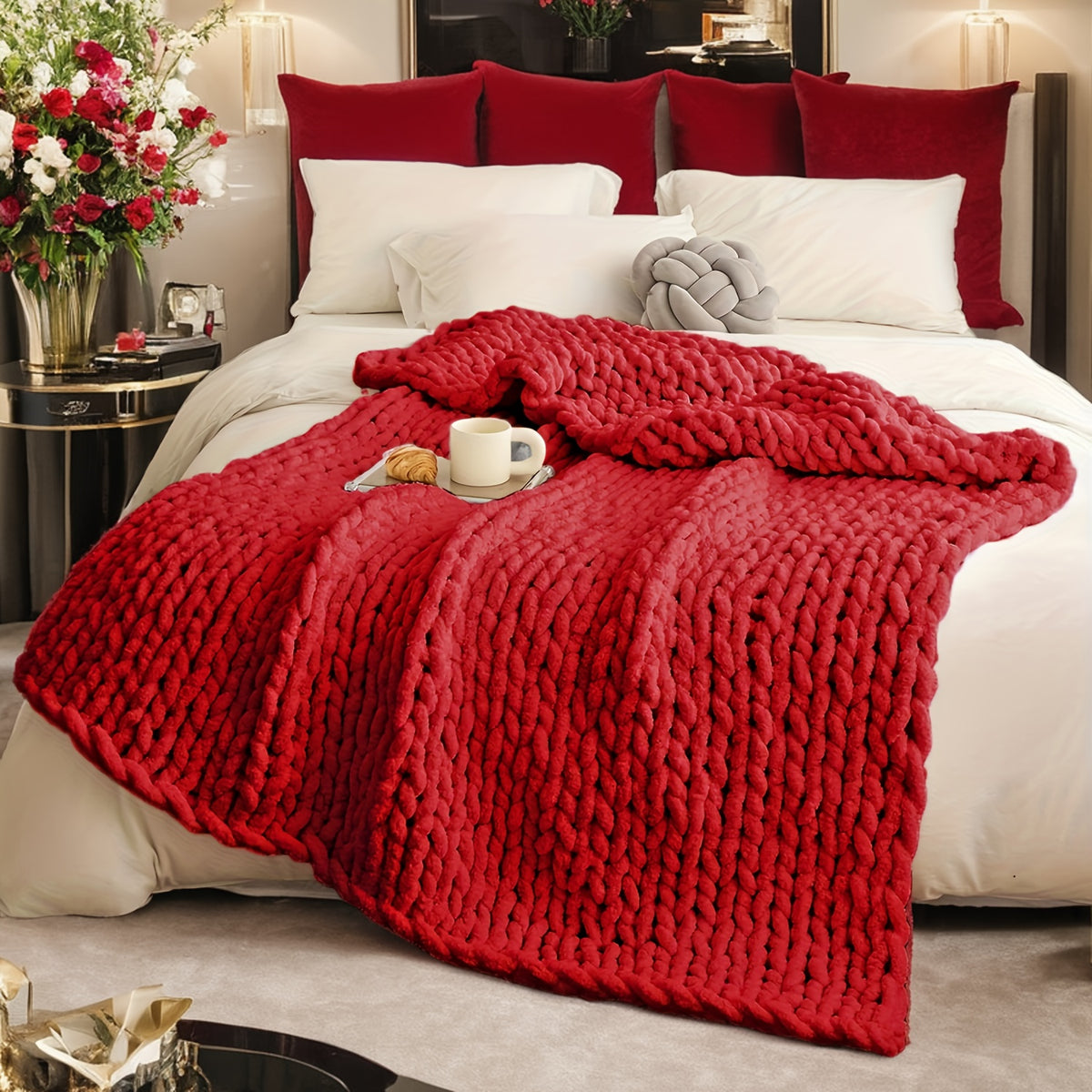 Super Soft And Comfortable Blanket, Thick Blanket Warm And Simple Fashionable Blanket Decoration Sofa Bed Bedroom 51x63 Inches 3 Pounds