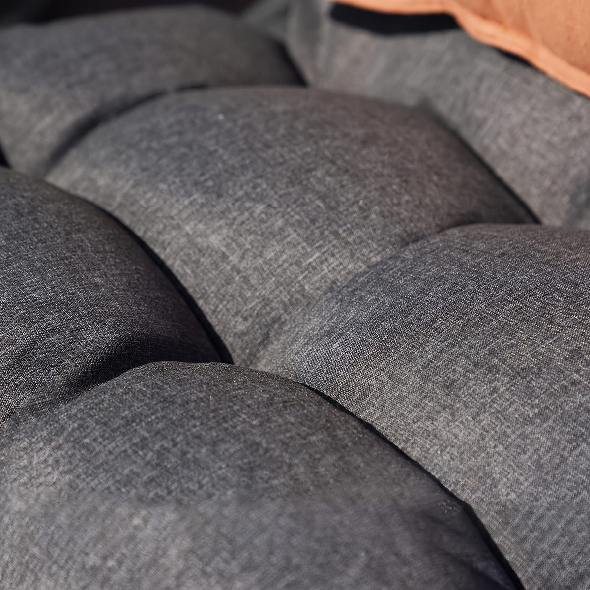 4pcs Outdoor Patio Furniture Set with Removable Cushions & Coffee Table - Heavy-Duty Metal Frame, All-Weather Grey Sectional Sofa with Loveseat, 2 Armchairs & Coffee Table, Garden Furniture, Patio Furniture Outdoor