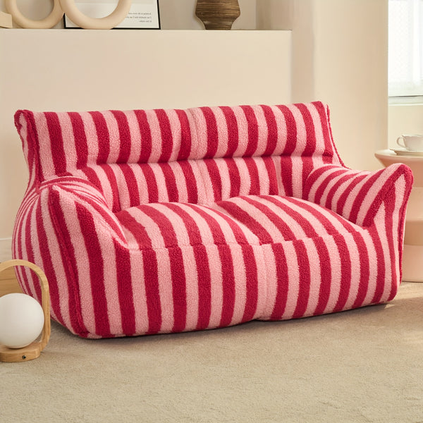 Giant Bean Bag Chairs For Adults With Filling Plush Fluffy Bean Bag Single Sofa And Loveseat With Armrest, Lounge Lazy Floor BeanBag Chair, Cozy Fluffy Couch For Living Room, Bedroom & Dorm