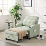 LEADZM 3-in-1 Modern Sleeper Sofa | Single | Sofa Bed Convertible | Living Room | Modern