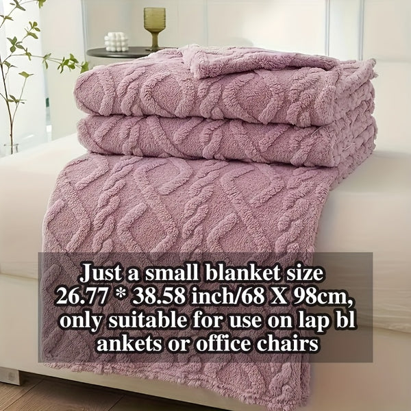 1pc Extra Thick Plush Fleece Blanket - Ultra Soft Luxury Bedspread\u002FThrow - All-Season Couch, Bed, Travel - Beige, Brown, Gray, Blue, Green, Pink, Black, White, - Elegant Home Decor in Neutral Tones - Cozy Warmth for Modern Interiors - Lamb Fleece wit