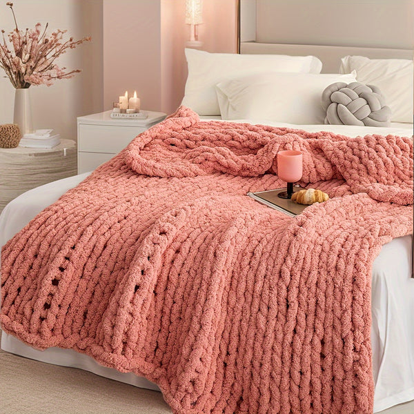 Super Soft And Comfortable Blanket, Thick Blanket Warm And Simple Fashionable Blanket Decoration Sofa Bed Bedroom 51x63 Inches 3 Pounds