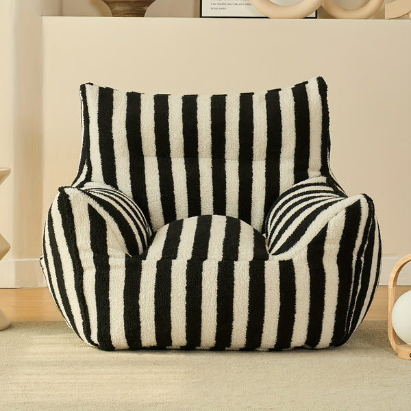 Giant Bean Bag Chairs For Adults With Filling Plush Fluffy Bean Bag Single Sofa And Loveseat With Armrest, Lounge Lazy Floor BeanBag Chair, Cozy Fluffy Couch For Living Room, Bedroom & Dorm