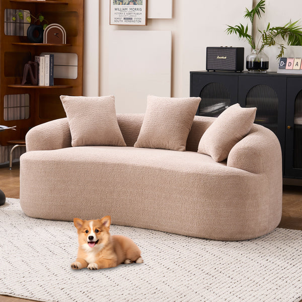 Ly-025s Curved Loveseat Sofa - 65\