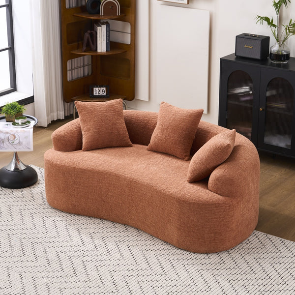 Ly-025s Curved Loveseat Sofa - 65\