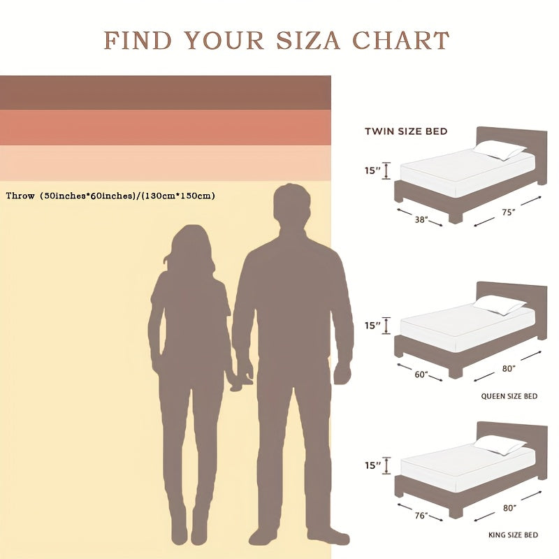 Extra Large 50x60 Inches Thick Knitted Blanket - Heavy Duty All-Season Soft Indoor\u002FOutdoor Throw for Camping, Home, Sofa, Bed - Machine Washable Cozy Blanket for Christmas, Mother's Day, Thanksgiving Gifts - Non-Electric Warmth, Camping Warmth, Decor