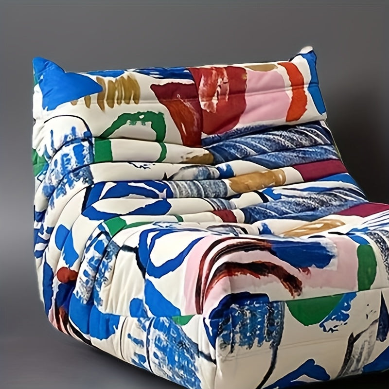 Colorful Lazy Sofa, Bean Bag Chair, Living Room Specialty Sofa, Single Leisure Chair, Sponge-filled Upholstered Sofa, Fireplace Chair, Single Sofa