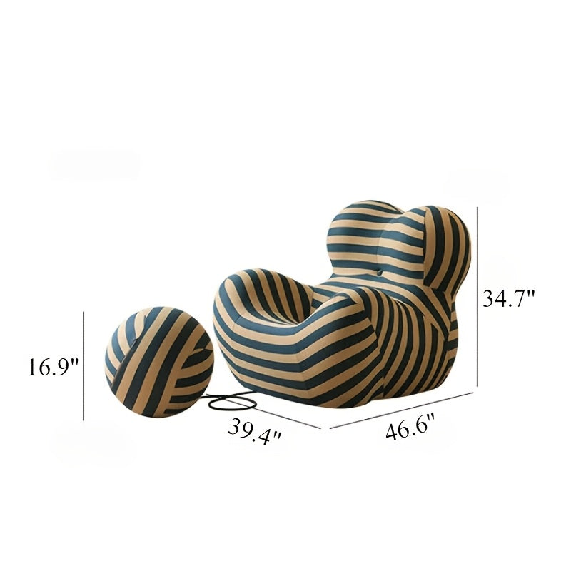 Light Luxury Modern Designer Lazy Sofa 39.3\