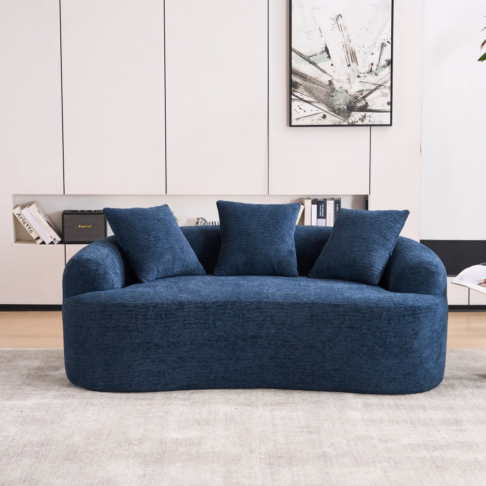 Ly-025s Curved Loveseat Sofa - 65\